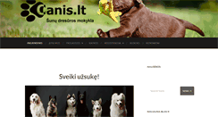 Desktop Screenshot of canis.lt